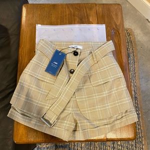 J.ing Nadia Plaid Curtain Shorts